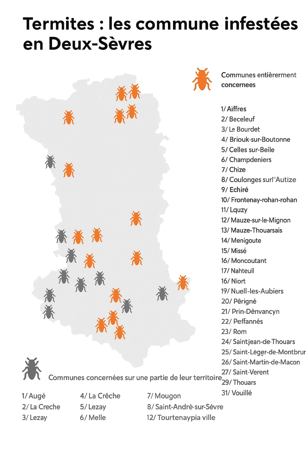 carte termites deux-sevres