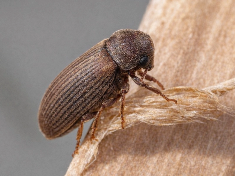 petite vrillette du bois Anobium punctatum insecte xylophage